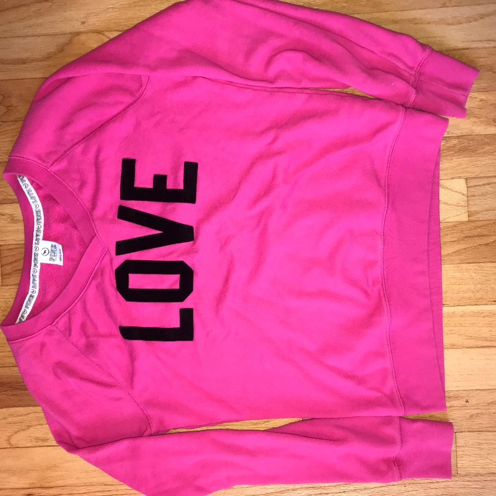 PINK Hot Pink Sweater